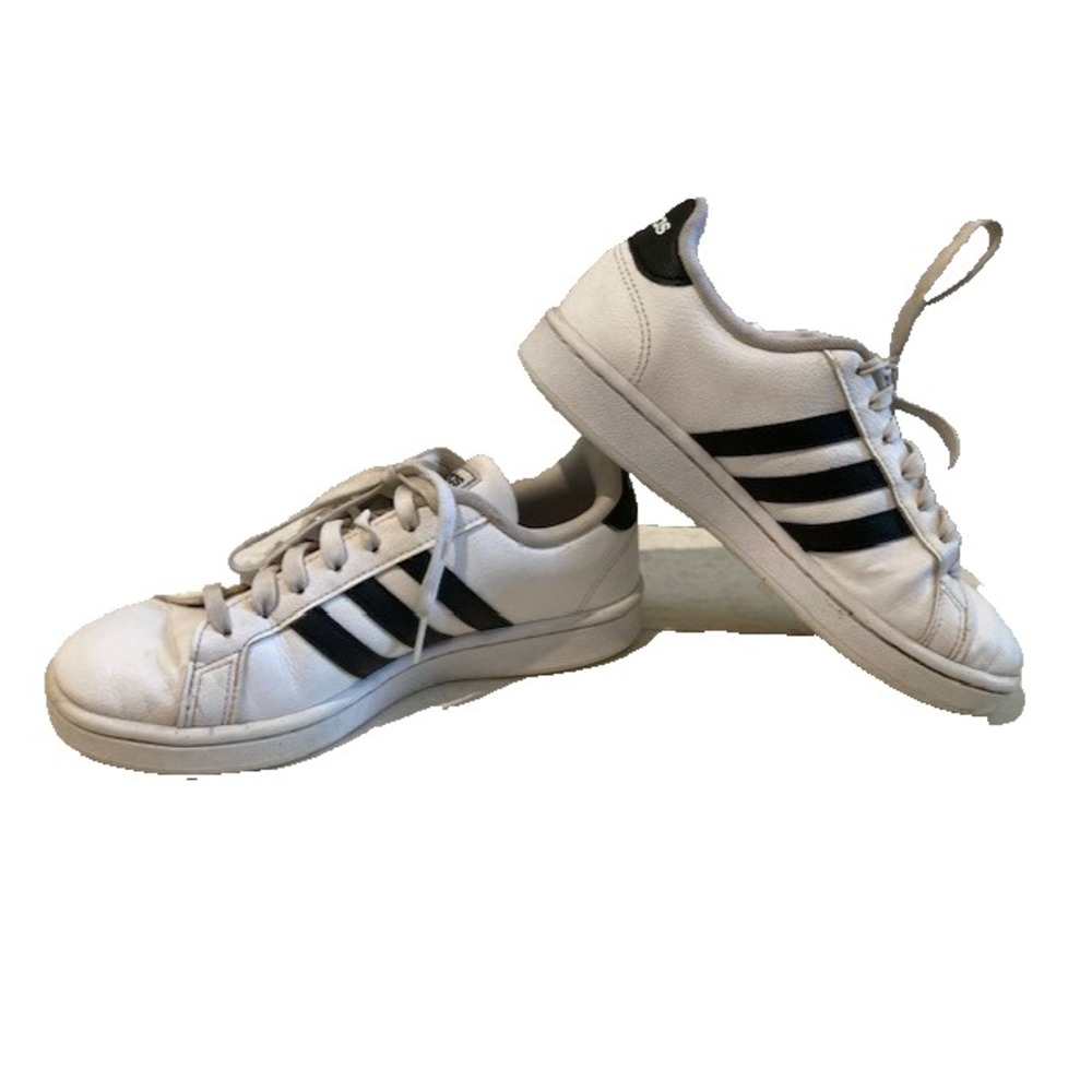 ADIDAS Cloudfoam Advantage White Black Womens Size 7
